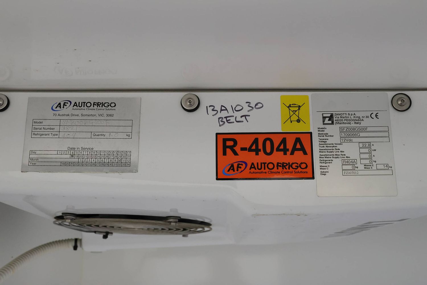 2021 Toyota Hiace Refrigerated Van