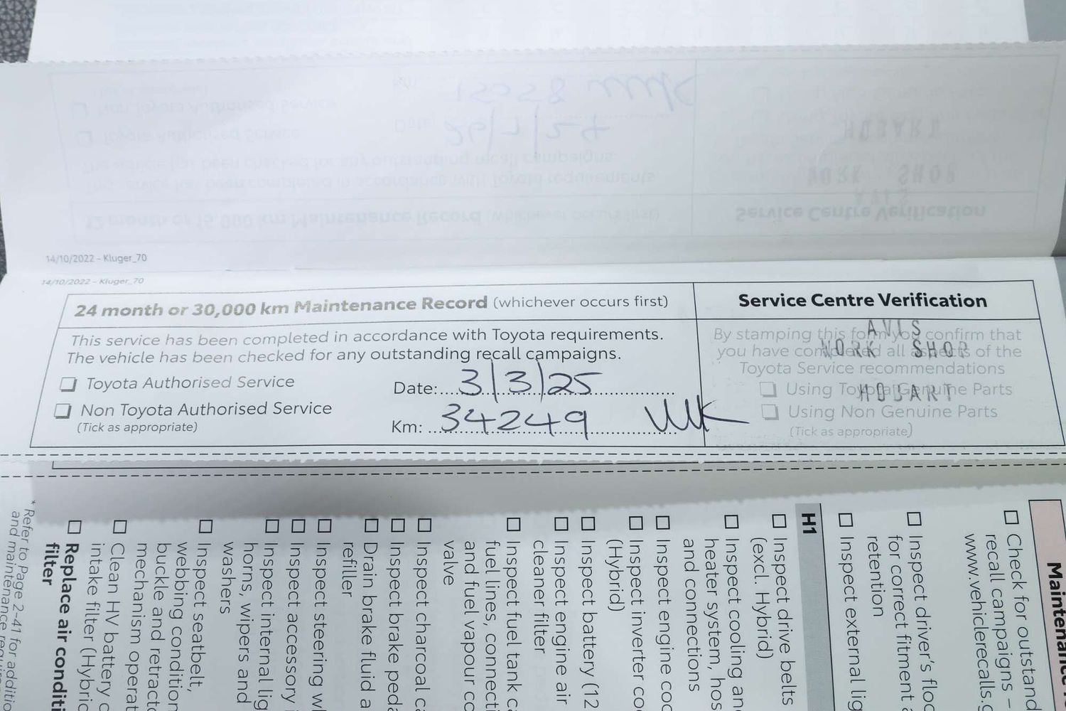 2023 Toyota Kluger GXL HYBRID AWD