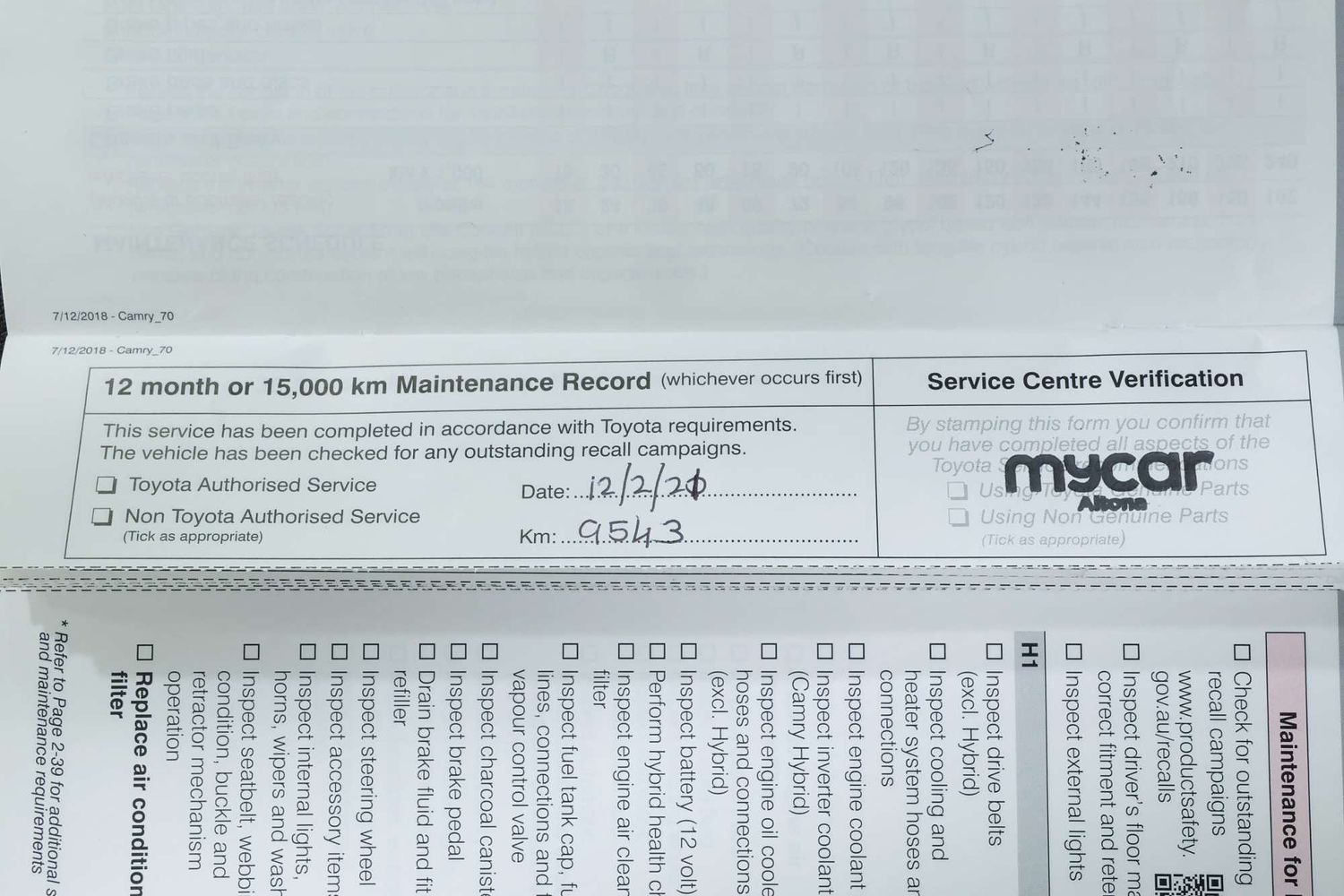 2019 Toyota Camry ASCENT