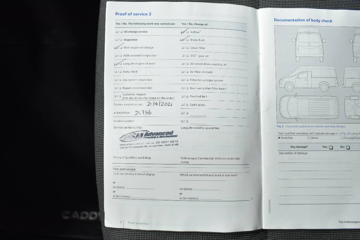 2019 Volkswagen Caddy SWB TDI250