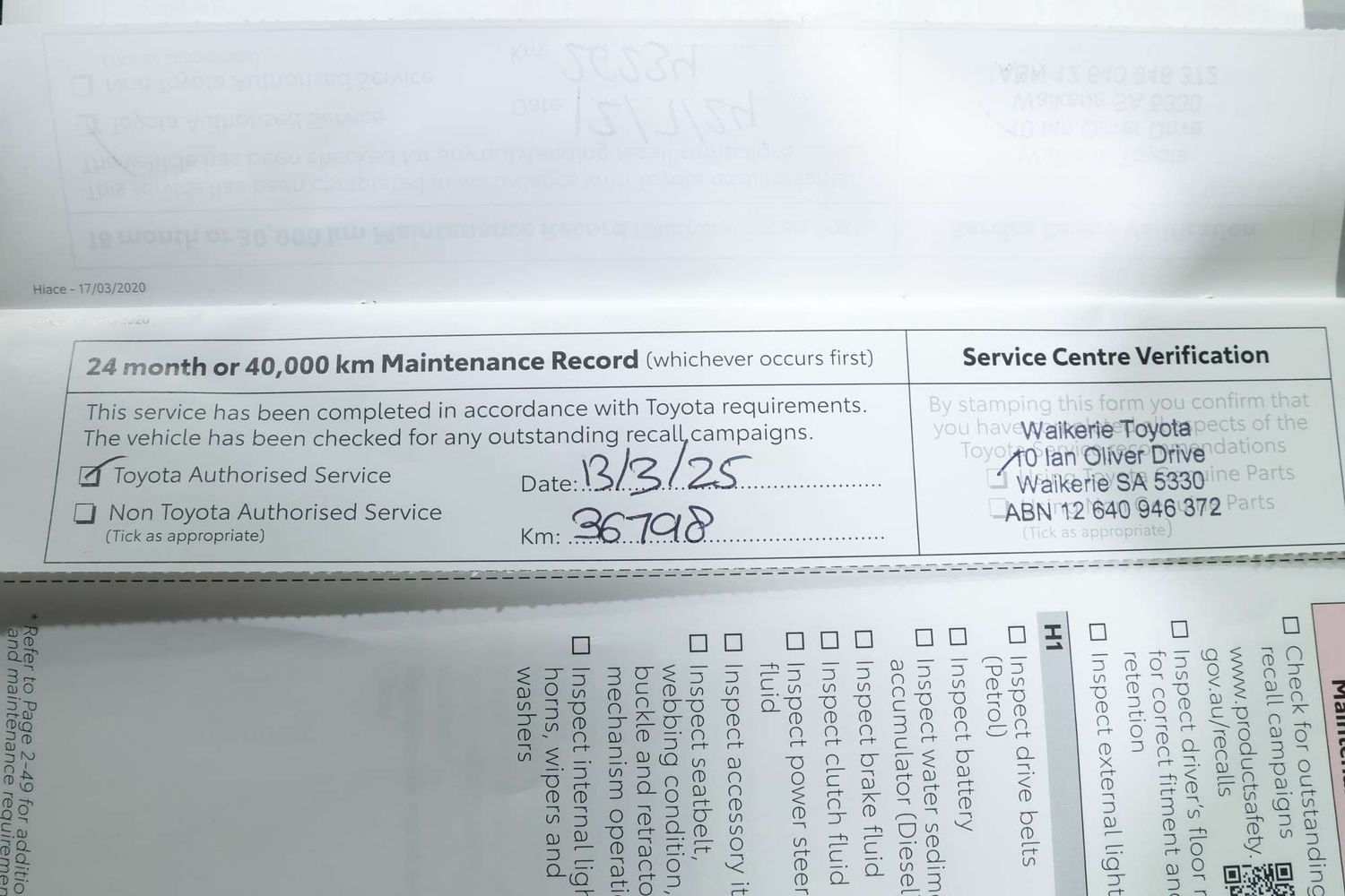 2021 Toyota Hiace Commuter with Wheel Chair Lift