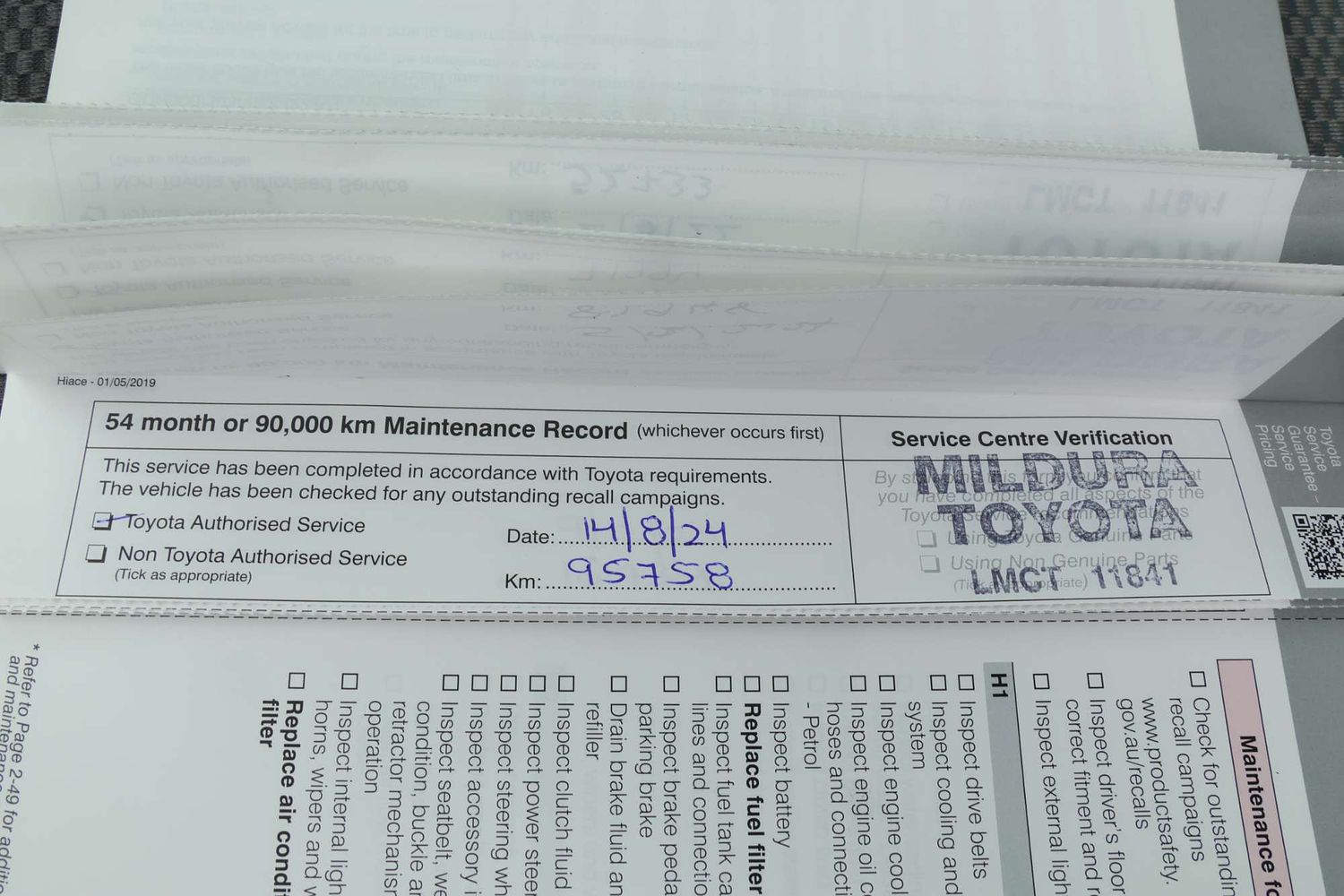 2019 Toyota Hiace Commuter