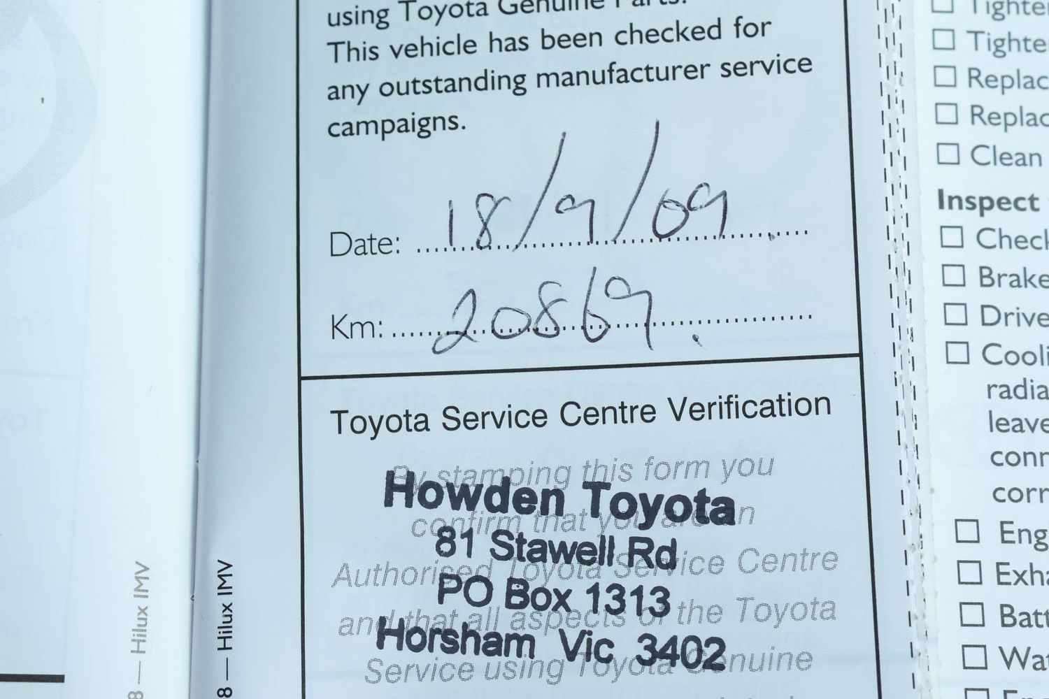 2009 Toyota Hilux SR