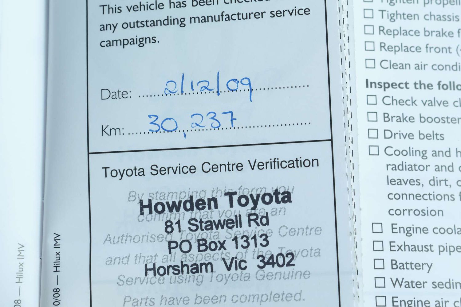 2009 Toyota Hilux SR