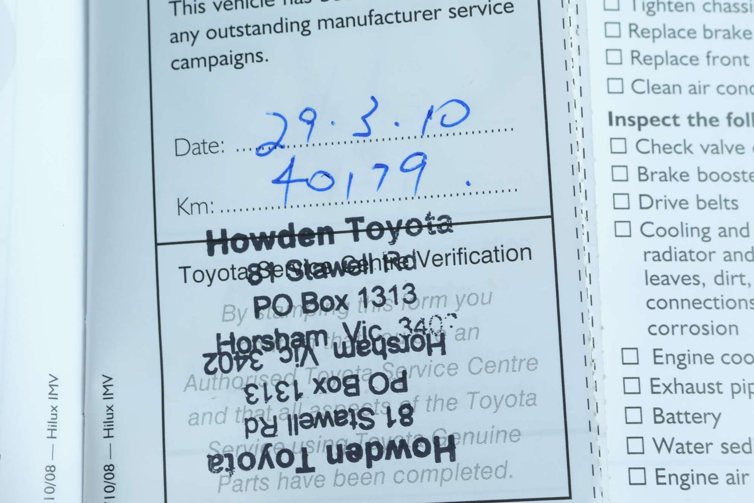 2009 Toyota Hilux SR