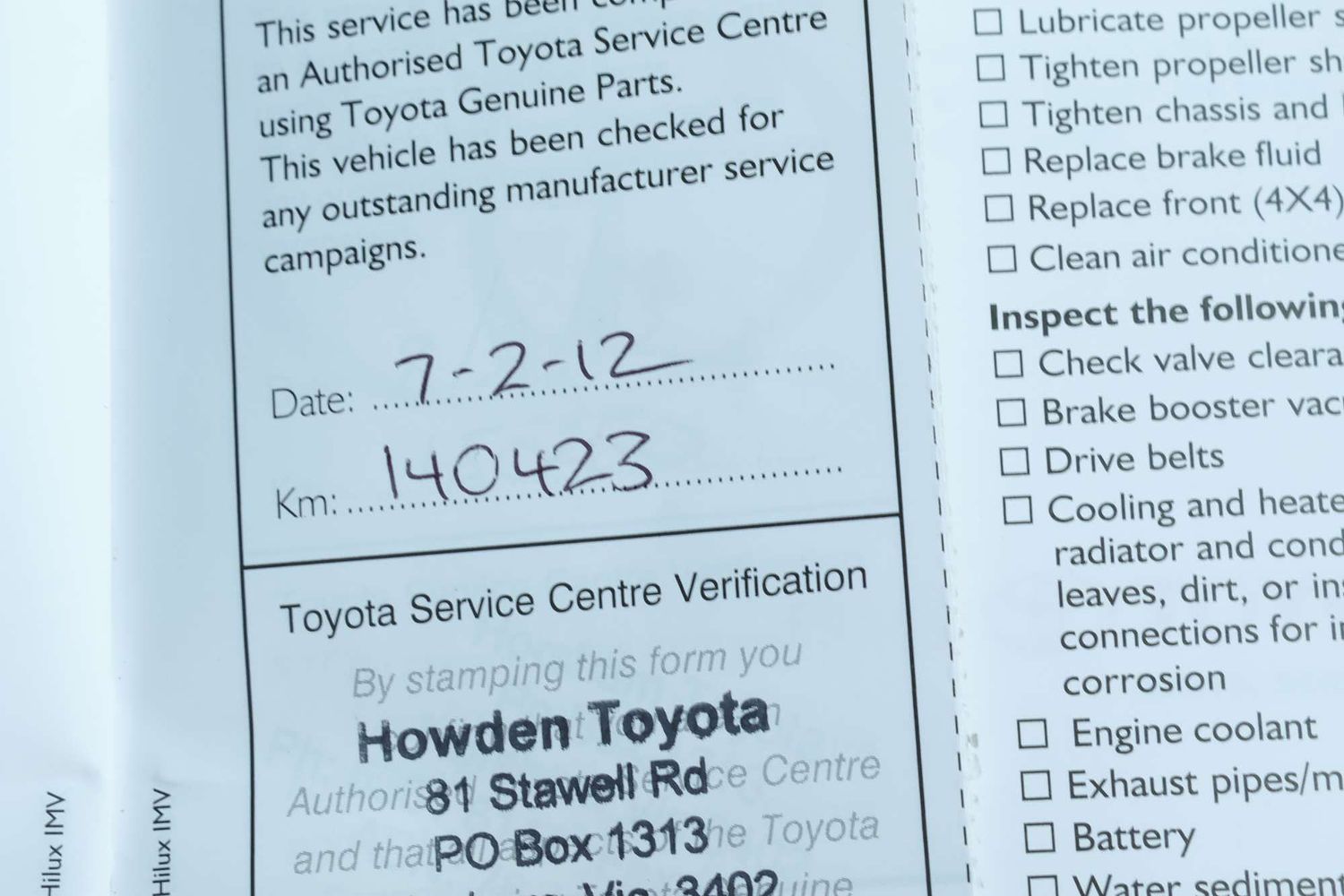 2009 Toyota Hilux SR