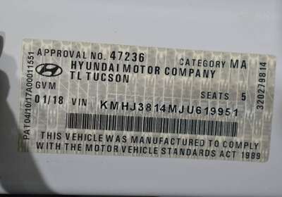 Hyundai Tucson Active X (fwd)