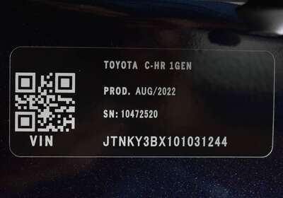 Toyota C-hr Gxl (2wd)