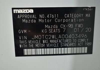 Mazda Cx-9 Gt (fwd)
